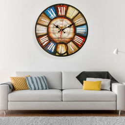 Часы настенные интерьерные, серия: Лофт, дискретный ход, d=40 см, от батарейки 1хАА