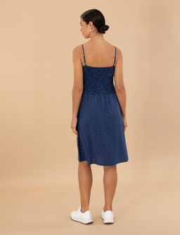 Lacivert Dokuma Elbise - Pierre cardin фото 5