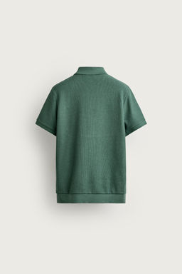 POLO REGULAR FIT CREMALLERA / Verde - Zara фото 7