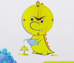 Настенные часы DIY Дракончик с наклейками 904051