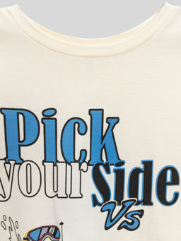 ACOOLA / Футболка детская для девочек Kampala крем  фото 4