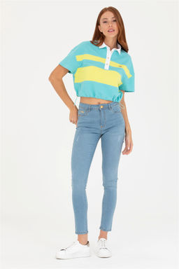 Женские голубые джинсы - U.s. polo assn фото 10