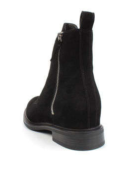 04-M3-1493 BLACK Ботинки зимние женские (натуральная замша, натуральный мех) - Фабричный китай фото 6