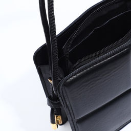 Сумка кросс-боди на молнии, цвет чёрный - Simaland фото 5