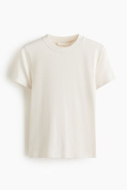 Camiseta acanalada de viscosa