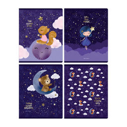 Цена за 2 шт. Тетрадь 48л. BG "Sweet dreams" клетка (Т5ск48_тф 11068) тиснение фольгой