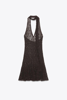 STUDDED SCARF DRESS - Zara фото 5