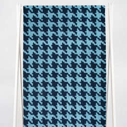 Полотенце махровое 6с102.411ж1 Гусиные лапки(т.синий2) 67х150см