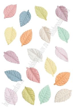 Тайские бумажные листики (50 шт) L20/426, разноцветный №1