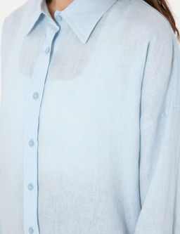 A__k Mavi Oversize Uzun Kollu G_mlek - Pierre cardin фото 7