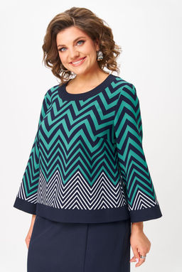 Костюм Aira Style 24126 Ментолово-синий