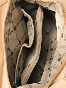 LACCOMA сумка Валери-L815-бежевый эко кожа хлопок