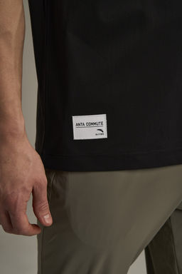 Футболка Черный COMMUTE SS Woven Tee