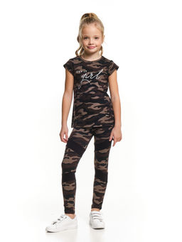 Леггинсы спортивные камуфляжные UD 4573 камуфляж - Mini maxi фото 7