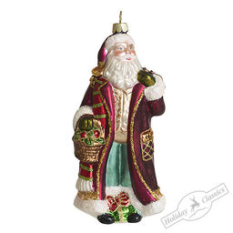Дед Мороз "Королевское Рождество" (стекло) 7х7х14,5 см