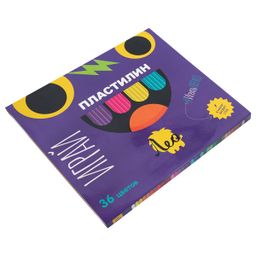 Лео Играй Пластилин классический LPMC-0136 720 г ( в картонной упаковке ) 36 цв