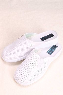 Сабо женские белые