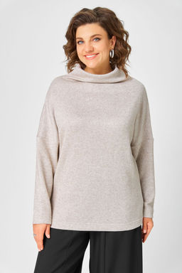 Джемпер Bliss 0858 бежевый с люрексом  фото 6