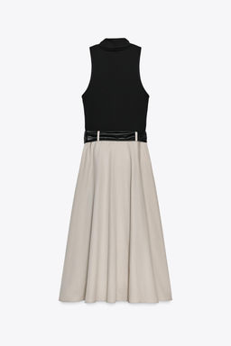BELTED COMBINATION DRESS - Zara фото 19