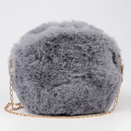 Сумка детская «Зайчик», 20×20 см, серая