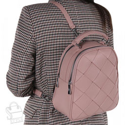 Рюкзак женский 69138-1 pink Velina Fabbiano-Safenta  в Новосибирске