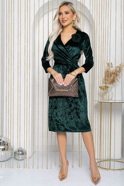 Платье Зимняя роза (зеленое) П12193-35 - Lt collection фото 7