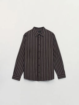 Рубашка в полоску из 100% хлопка / Zarina