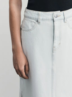 Джинсовая юбка макси / Zarina  фото 6