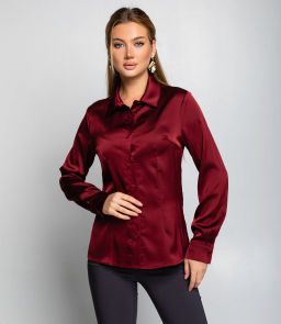 Блуза #ОКТ025022, бордовый