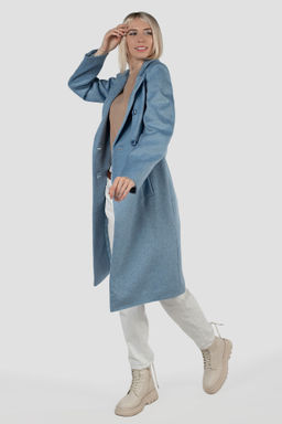 Пальто женское демисезонное (пояс) - El podio фото 3