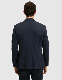 Lacivert Slim Fit Spor Ceket