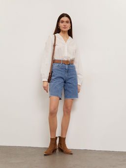 Джинсовые шорты P013/varvaris