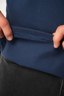 Мужской базовый лонгслив-поло Happyfox