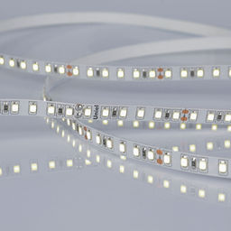ULS-2835-120LED/m-8mm-IP20-DC24V-9,6W/m-5M-6500K Гибкая светодиодная лента на самоклеящейся основе. Катушка 5 м. в герметичной упаковке. Дневной белый свет (6500K). ТМ Uniel.