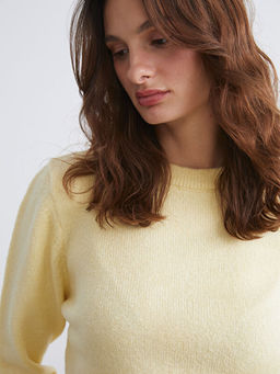 Bisiklet Yaka Kad?n Triko Kazak