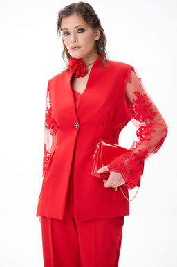 Пиджак Хейзел (красный) - Эльза фото 7
