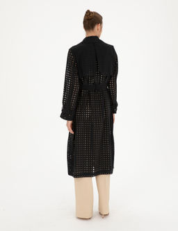Тренчкот Pierre Cardin Regular Fit черный