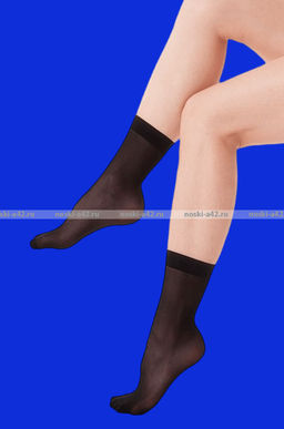 Цена за 10 пар. Крабро CRABRO носки капрон женские 40 den чёрные Miss
