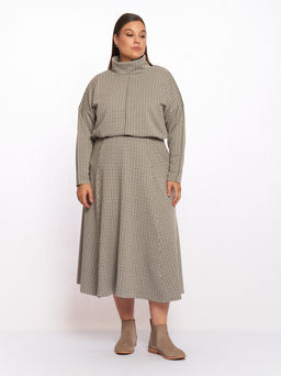 Юбка в клетку UB17408SQU30 - Артесса фото 5