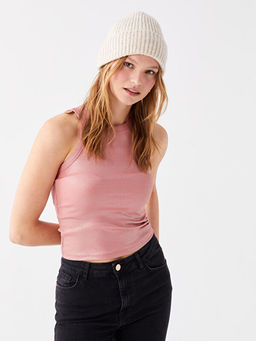 Kad?n Bisiklet Yaka D?z Atlet