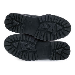 5B1271 Женские полусапоги на каблуке нат.кожа шерсть ПУ - Юничел фото 5