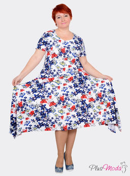 Платье Модель №37 размеры 52-72 - Plusmoda фото 4