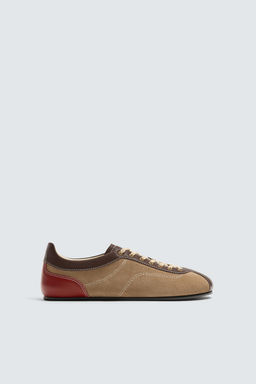 LEATHER TRAINERS HARRY LAMBERT FOR ZARA X DISNEY  фото 5