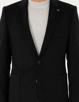 Черная зауженная куртка - Cacharel фото 7