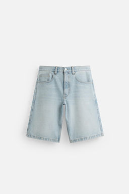 BAGGY FIT DENIM BERMUDA SHORTS - Zara фото 6