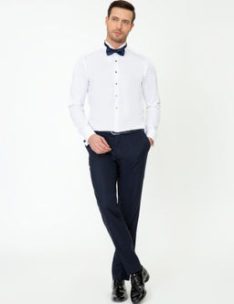 Beyaz Slim Fit Smokin G_mlek
