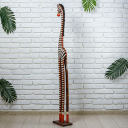 Сувенир «Зебра» 23×15×150 см, дерево