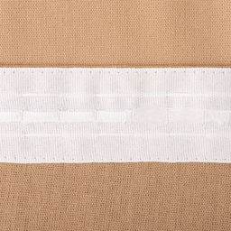 Шторы для кухни Этель ECO, бежевые, 136×180 см - 2 шт., подхваты - 2 шт., 190 г/м²