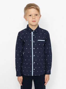 CRB wear/CWKB 63279-41 Рубашка для мальчика,темно-синий/Ex.Cherubino