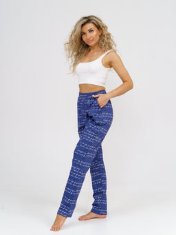 Брюки Силуэт джинс/буквы